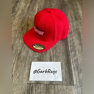 LA Clippers Snapback Hat (Red)